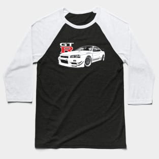 r34 gtr skyline v-spec Baseball T-Shirt